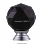 beautiful sphere crystal single-arch modern furniture handles knobs black a#v9 68298